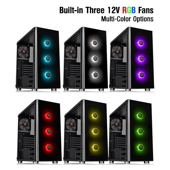 CASE THERMALTAKE V200 TEMPERED GLASS RGB EDITION