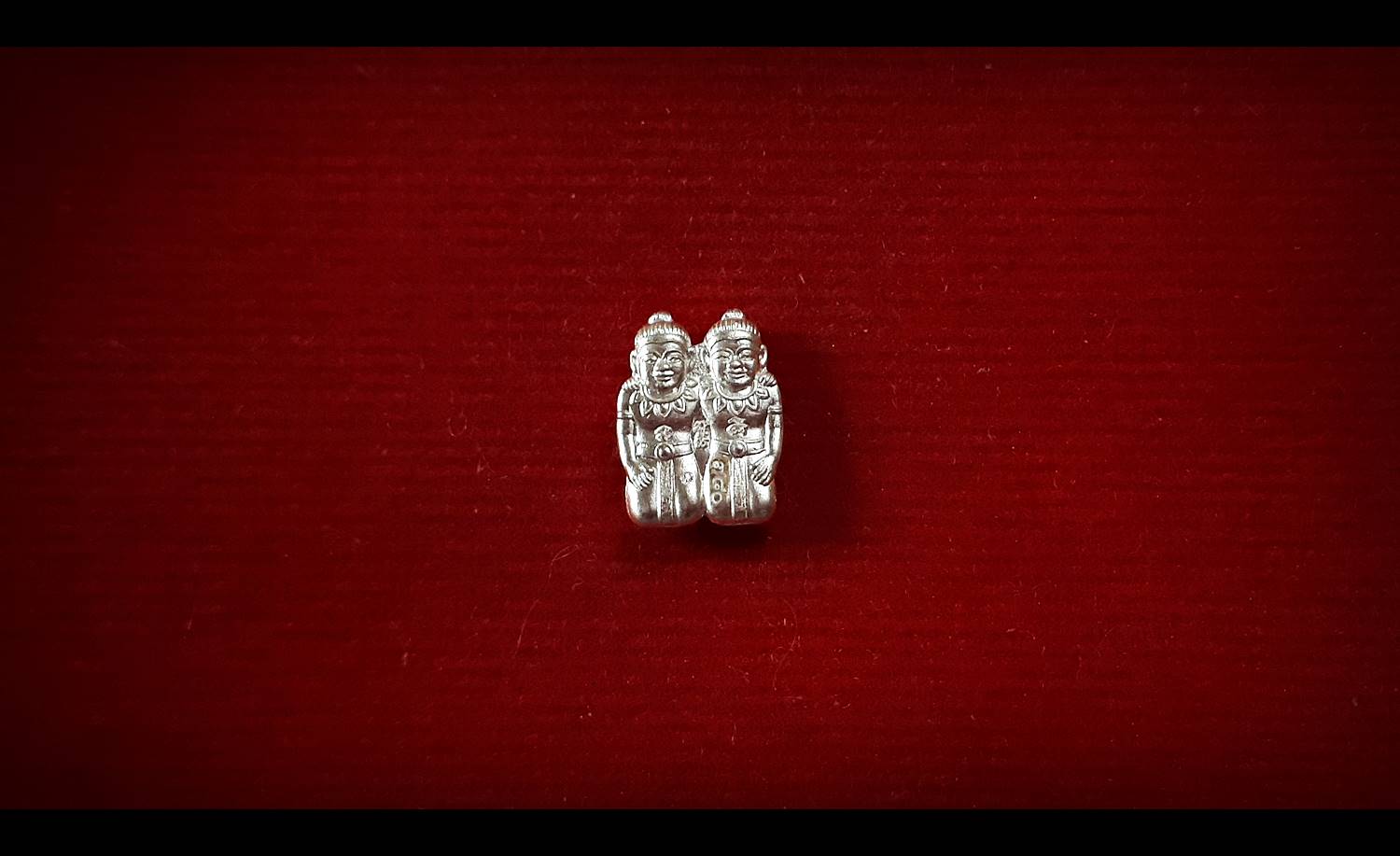 กัณหา-ชาลี เนื้อเงินแท้ ปี2561 (หลวงพ่อเล็ก วัดท่าขนุน ปลุกเสก) #รับประกันแท้