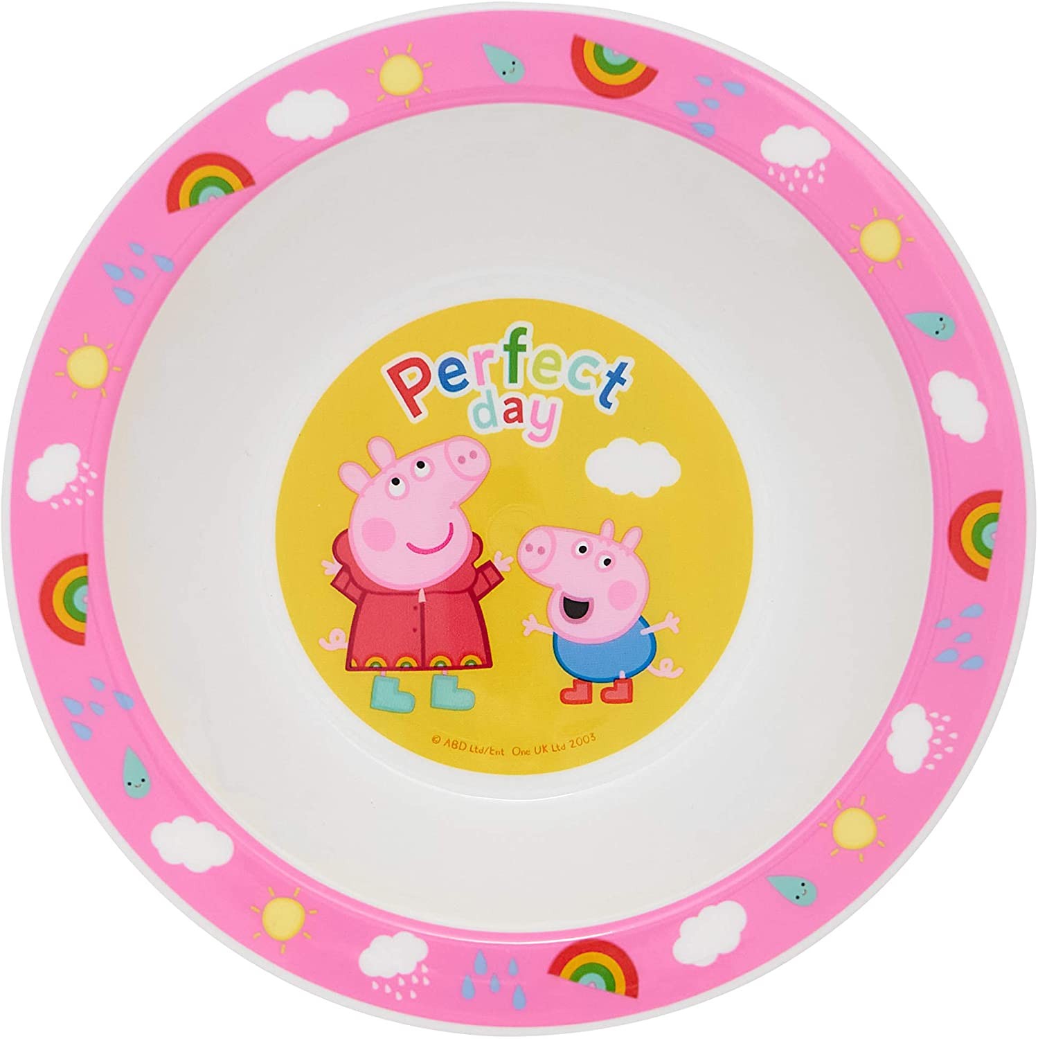 ชุดรับประทานอาหารสำหรับเด็ก DNC Peppa Pig Tumbler, Bowl & Plate Set