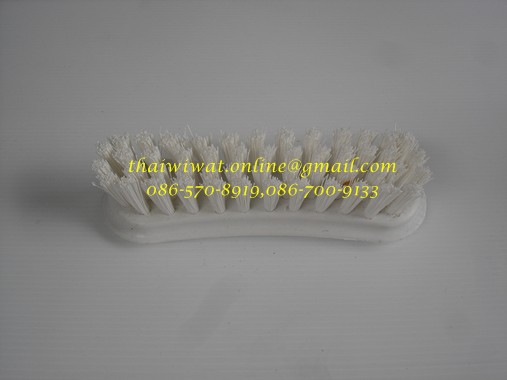 P00017 แปรงพลาสิกขาวขนขาว (ราคาต่อโหล)