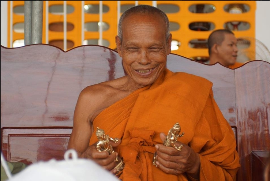 กุมารเทพ กุมาร-กุมารี หัวแก้ว-หัวแหวน เนื้อโลหะทองเหลืองขัดเงา (สูง6นิ้ว กว้าง2นิ้ว) หลวงพ่อหนุน วัดพุทธโมกข์ ปลุกเสก