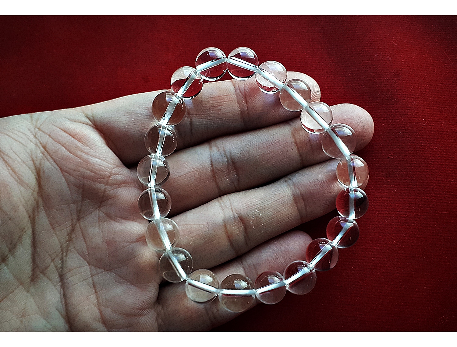 สร้อยข้อมือ แก้วเจียจุยแท้ (นำเข้าพิธี ปี2563)