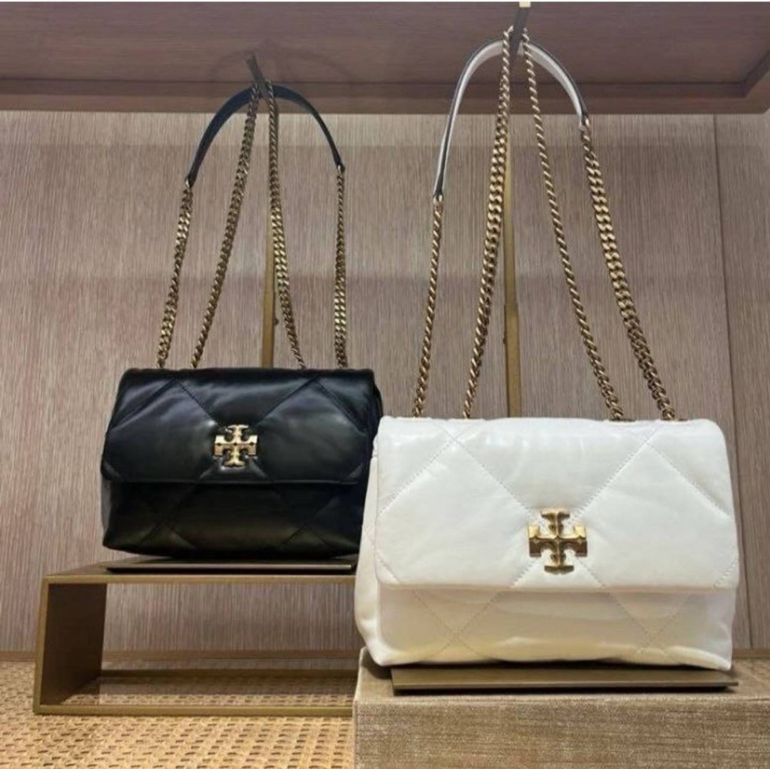 TORY BURCH KIRA DIAMOND QUILT SMALL CONVERTIBLE SHOULDER BAG (แอดไลน์ก่อนสั่งซื้อ)