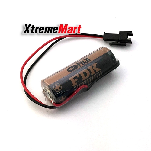 แบตเตอรี่FDK FUJI CR8.LHC 3V ขั้วดำ 3000mAh CR17450SE BR-A Lithium Battery