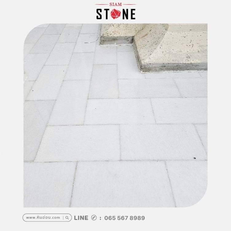 หินอ่อน ขาวหิมาลัย Himalayan White Marble (HWM) 60*60เซนติเมตร