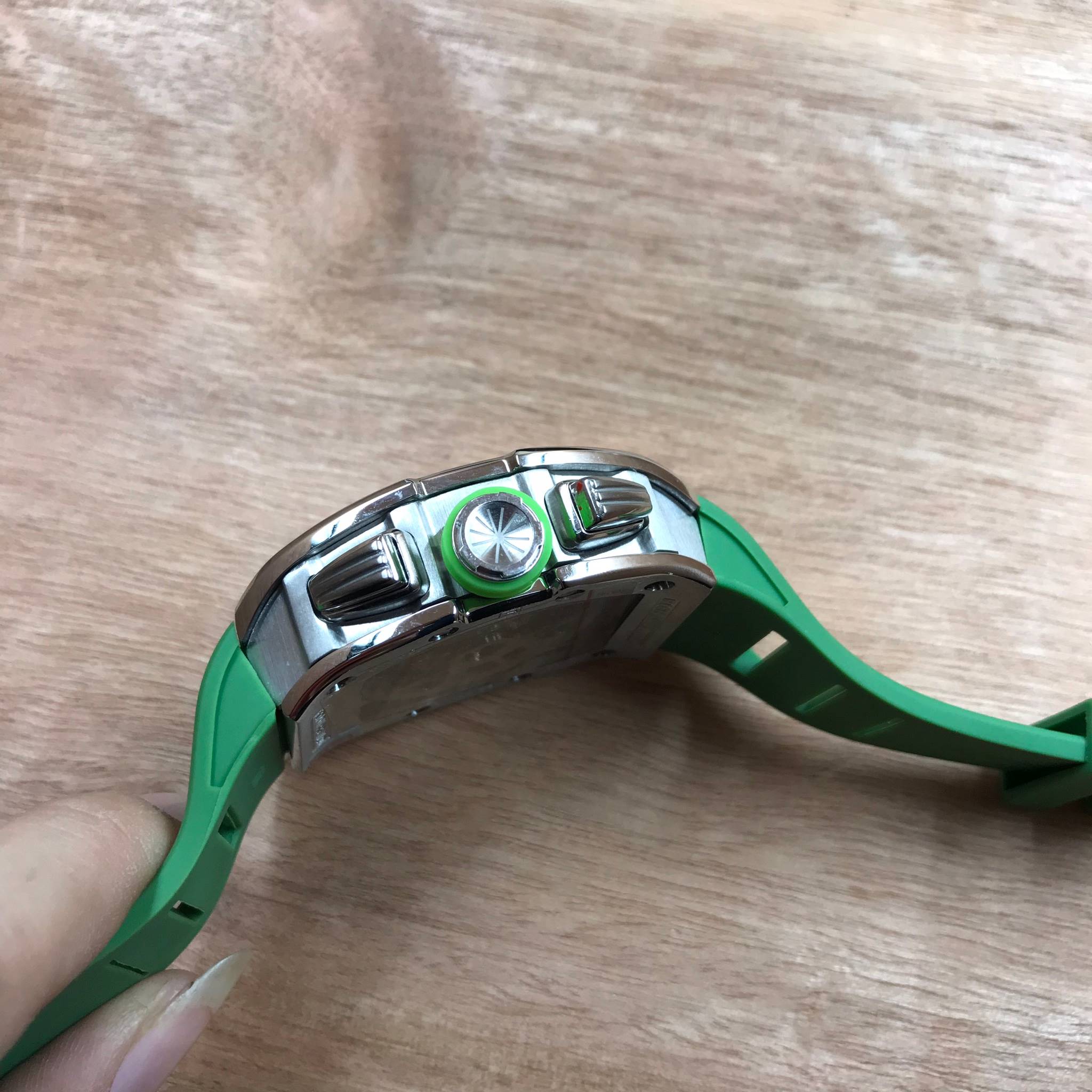 นาฬิกา Richard Mille RM011-FM Silver green - Mirror Swiss