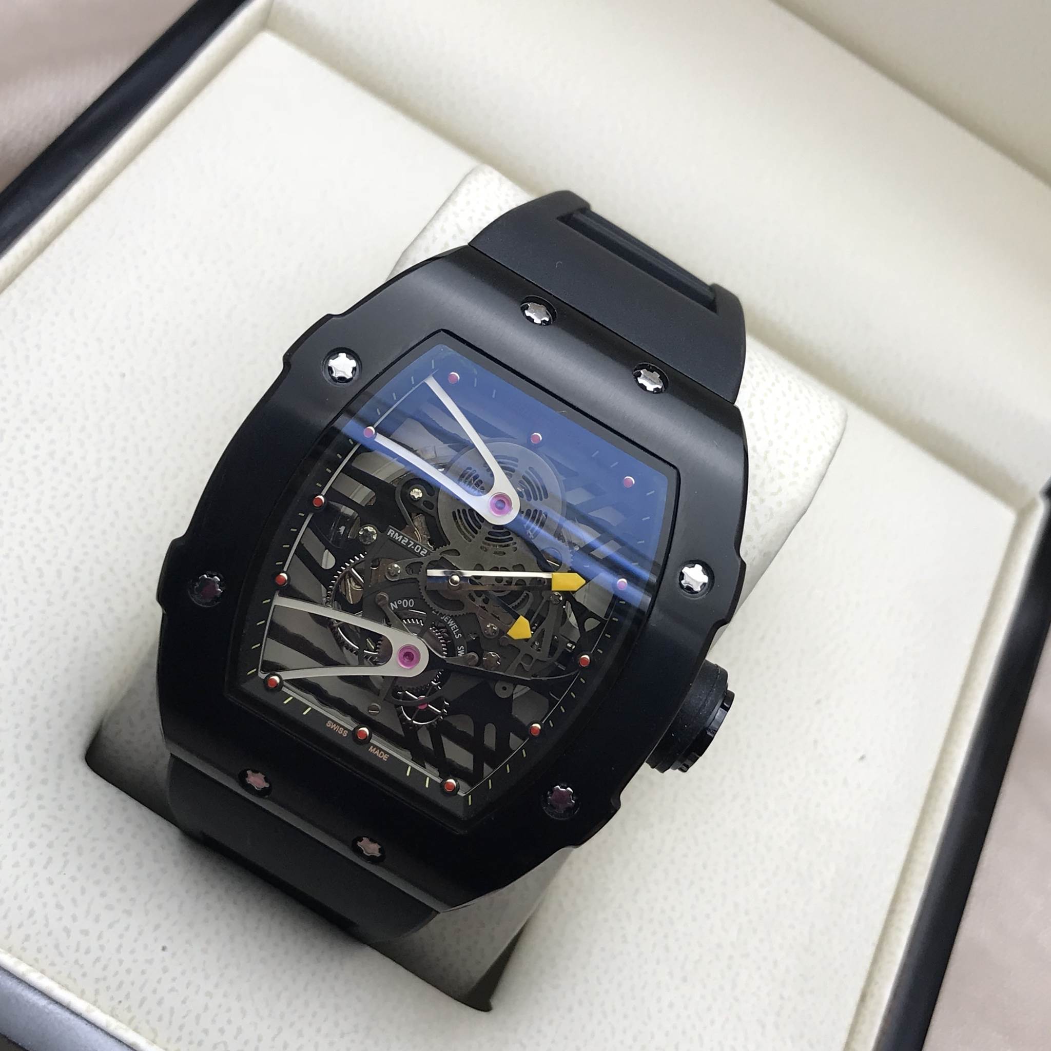 นาฬิกา Richard Mille RM027-02 Rafael Nadal Tourbillion งาน Mirror Swiss