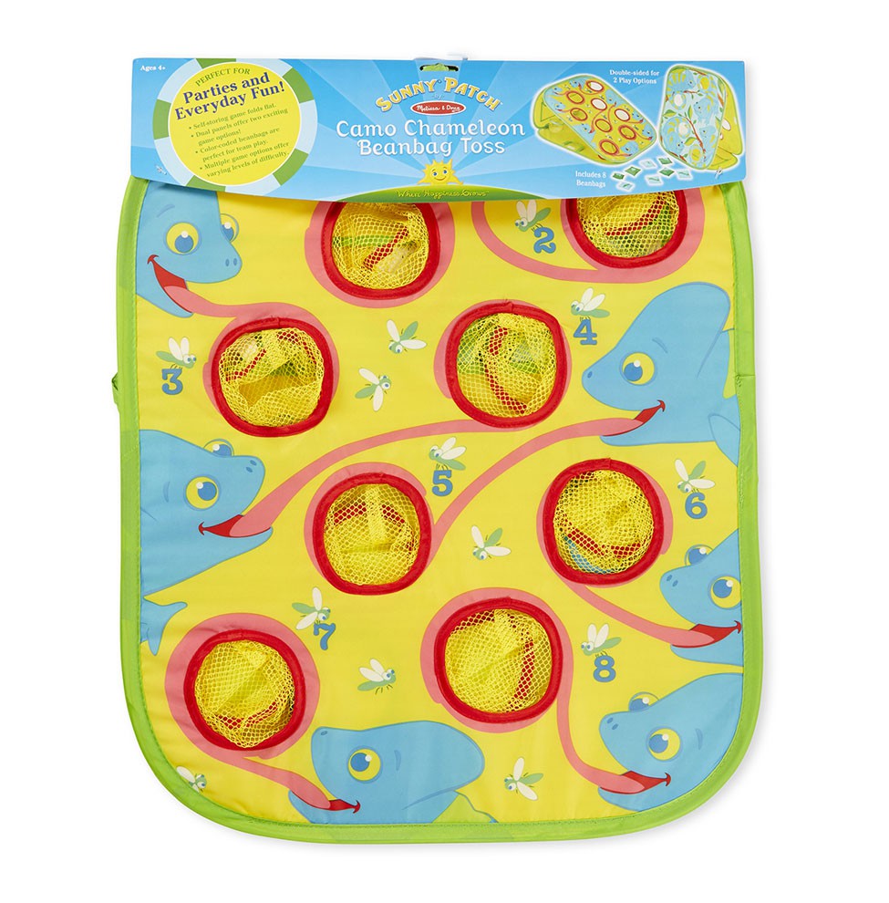 ชุดของเล่นเสริมทักษะสำหรับเด็ก Melissa & Doug Camo Chameleon Bean Bag Toss