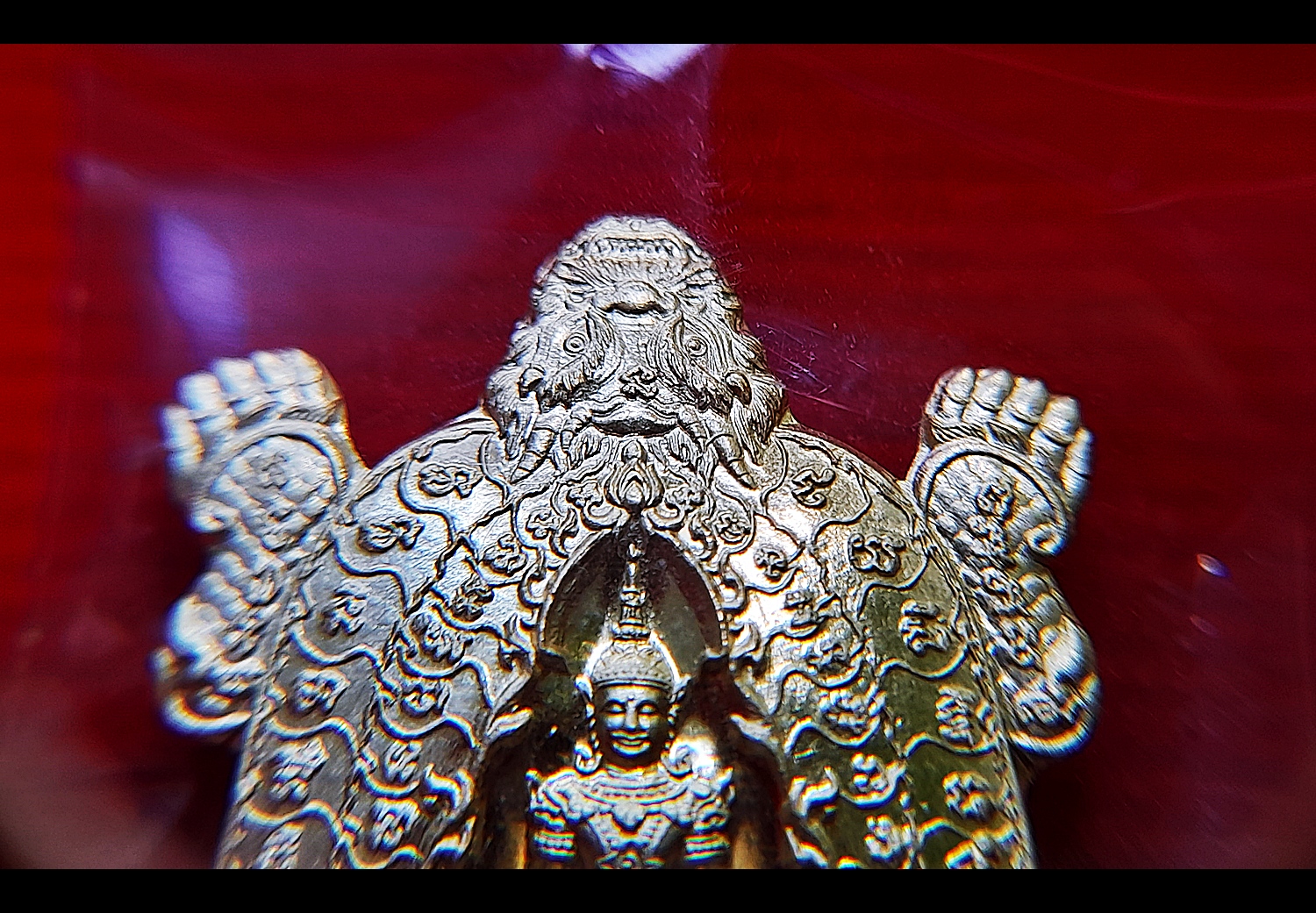 เหรียญสมเด็จองค์ปฐม ประทับ พญาเต่ามังกร หลัง ท้าวเวสสุวรรณ เนื้อทองทิพย์ ปี2564 #รับประกันแท้ - หลวงพ่อเล็ก วัดท่าขนุน