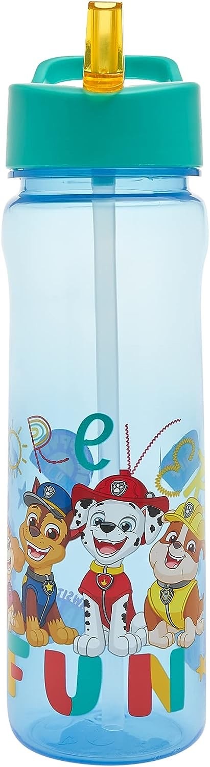 กระติกน้ำแบบหลอดดื่มสำหรับเด็ก DNC Paw Patrol Sunshine Sport Bottle 600ml (Blue)