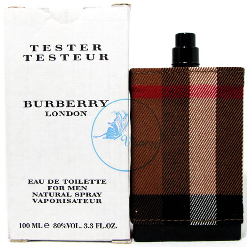 (กล่อง Tester) Burberry London EDT for Men Natural Spray 100 mL กลิ่นหอมสดชื่น แนวนุ่มนวล