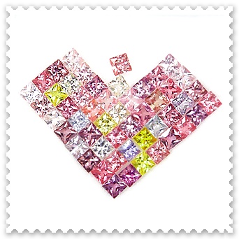 Princess Cut 2.4 m พลอยแฟนซี Fancy สี่เหลี่ยมก้นเพชร จำนวน 50 เม็ด หนัก 5.31 กะรัต หลากหลายสี Multi Colour เนื้อสะอาดทุกเม็ด ใสปิ้ง เจียระไนแบบเพชร