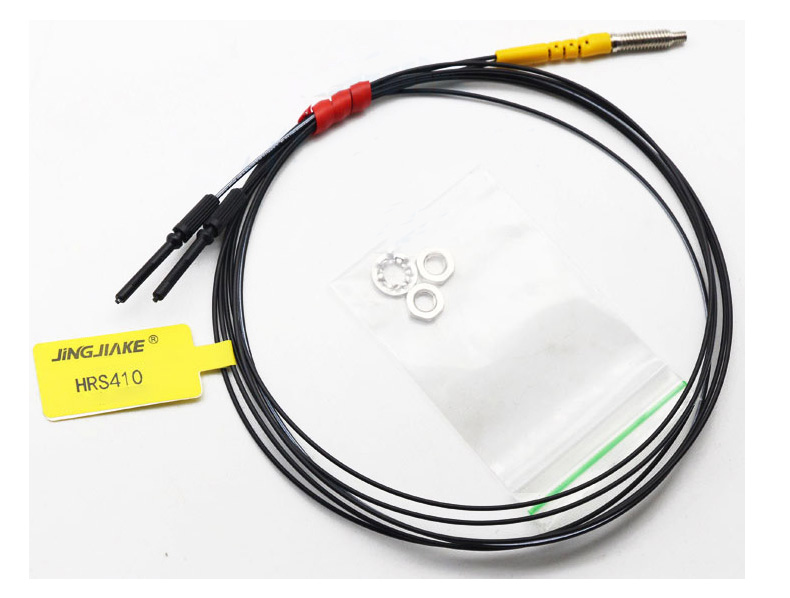 ไฟเบอร์ออฟติกเซนเซอร์ (Fiber Optic Sensor) M3M4M6 หัวตรง/หัวงอ 90/Through-beam/Reflective