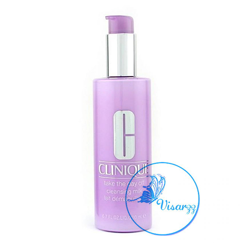 (ลดพิเศษมากกว่า 35%) Clinique Take The Day Off Cleansing Milk 200mL คลีนเซอร์สูตรน้ำนมเหมาะสำหรับผู้ที่มีผิวแห้ง สูตรอ่อนโยนโดยไม่ทำให้ผิวแห้งแตก