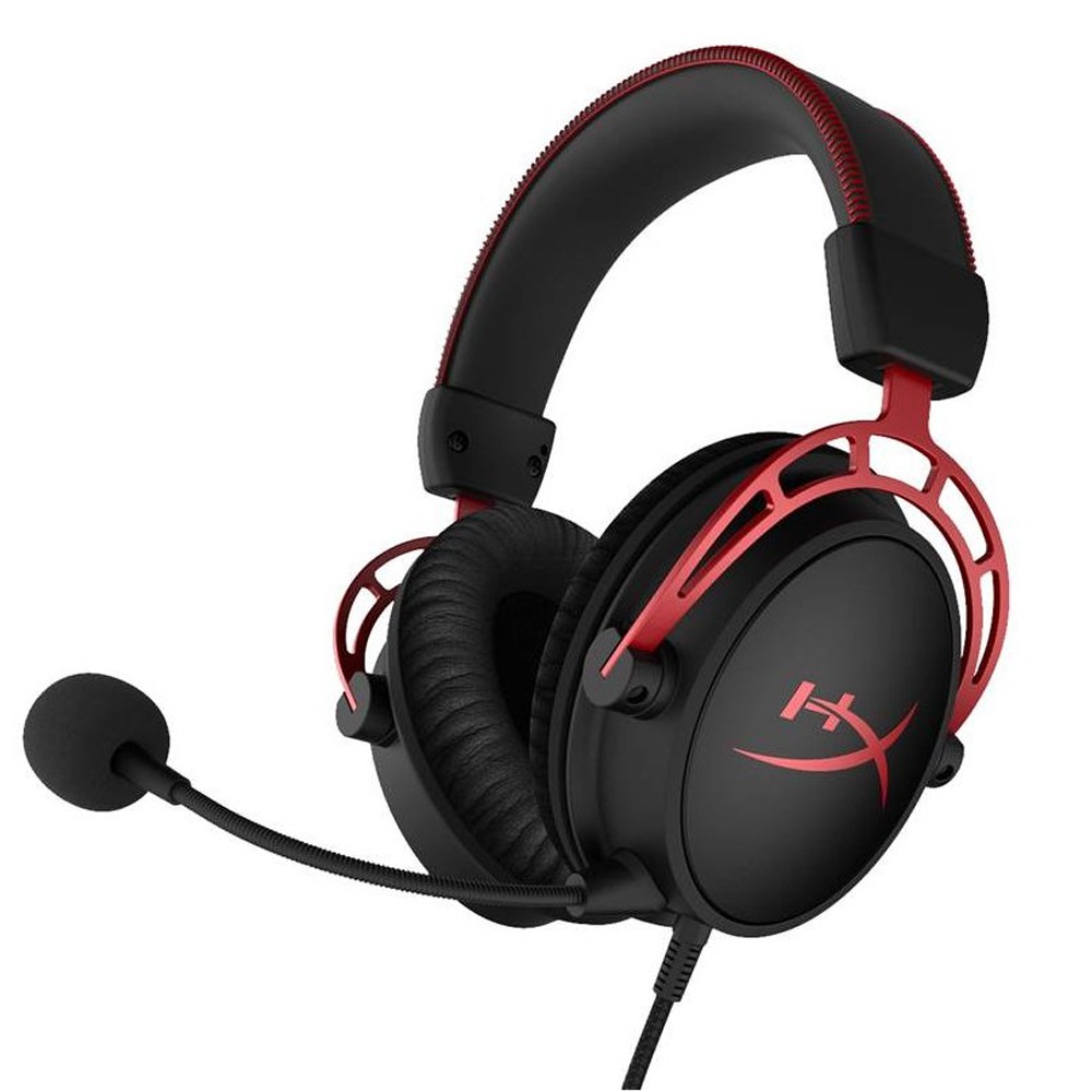 HyperX Cloud Alpha RED Gaming Headset for PS4, Xbox One, PC & More HX-HSCA-RD/AS