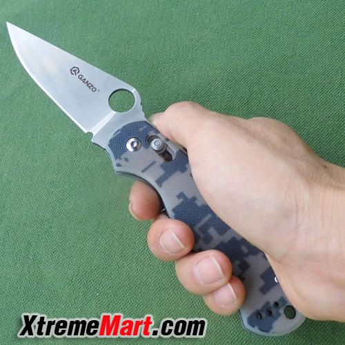 มีดพับ Ganzo G729-CA Tactical Folding Knife 440C Blade Camo G10 Handle