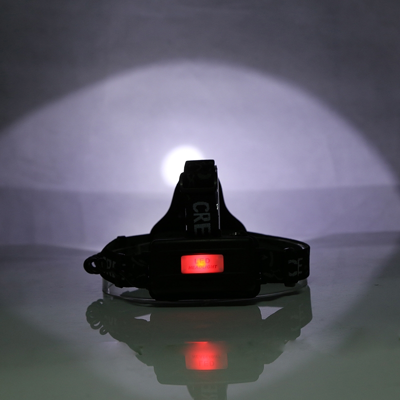 ชุดเซตไฟฉายคาดหัว High Power LED Headlamp XM-L T6 LED แสงขาว 4 โหมด สว่าง 1200LM ชาร์จได้ในตัว (สีดำ)