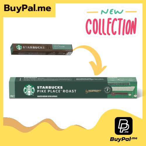 Starbucks By Nespresso Pike Place Roast Lungo Coffee Capsules Pk10 BBF 31/01/2026