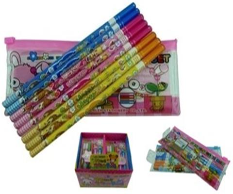 P07558 ดินสอ 8 แท่ง+กระเป๋า HY210-11 ราคาส่งต่อ 1 กล่อง:16 อัน 180 บ/โหล ส่ง 15 บาท ขายส่งทุกอย่าง 20 บาท