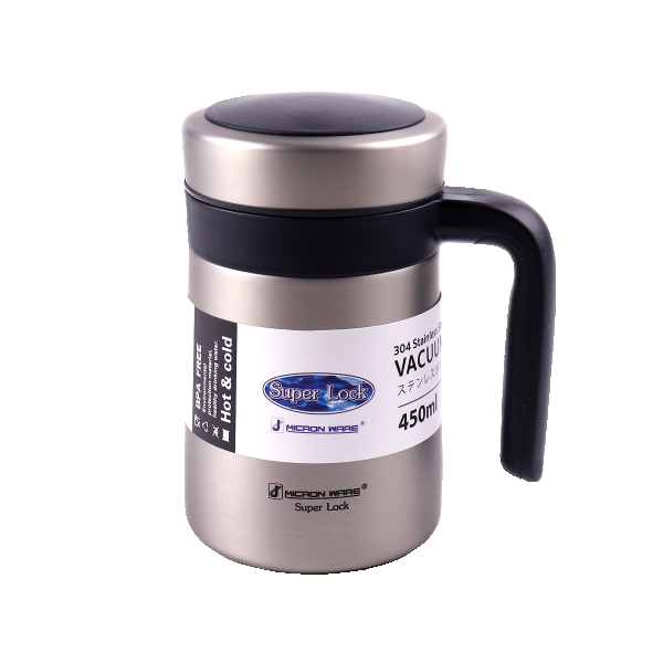 P10979 แก้วสแตนเลสเก็บความร้อน - เย็น ความจุ 450 ml #1866 (ราคาส่งต่อ 6 ใบ: 450 บ.ต่อใบ)