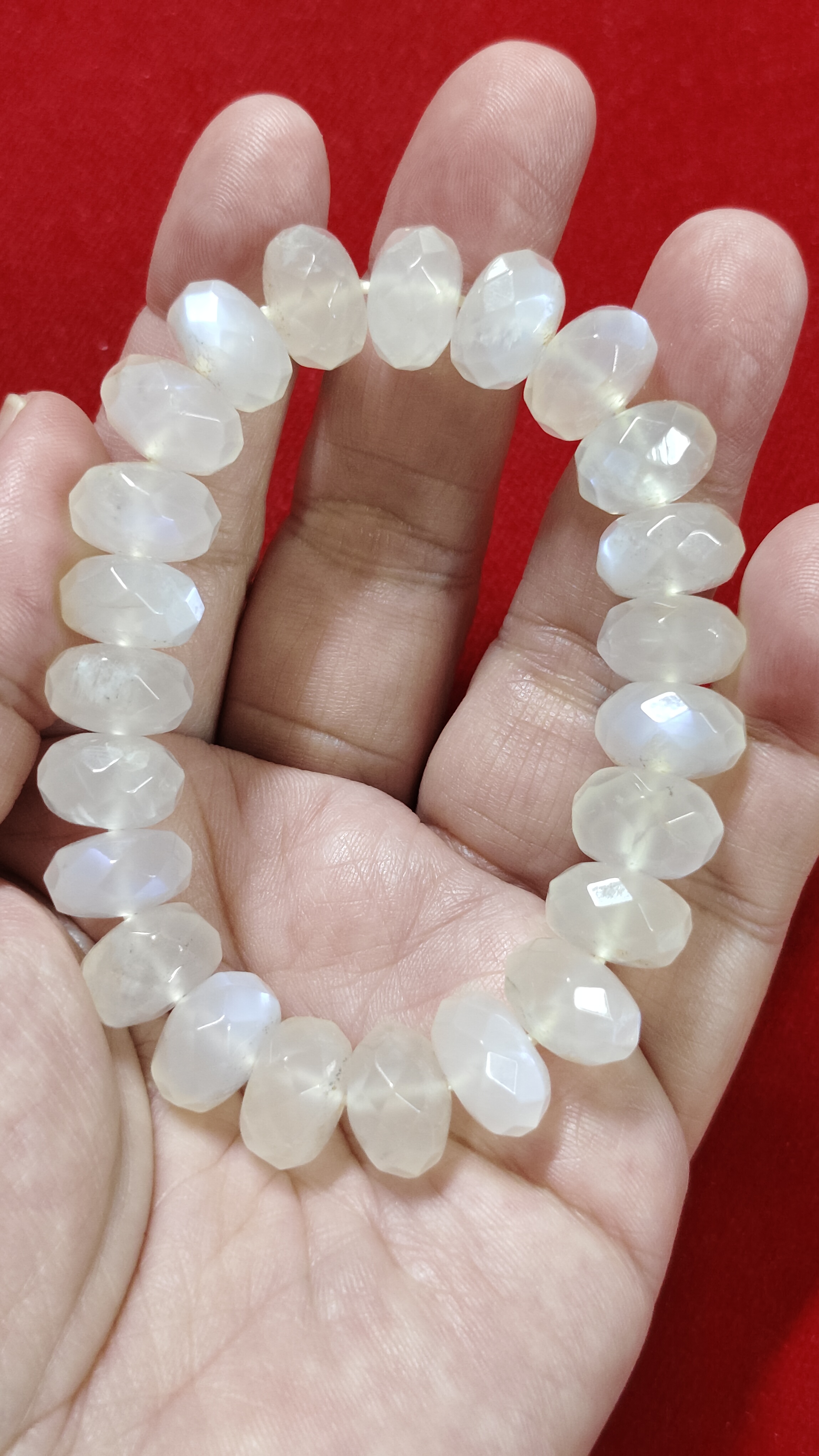 #ข้อมือหินมุกดาหารเจียเหลี่ยมรหัสbh-0048