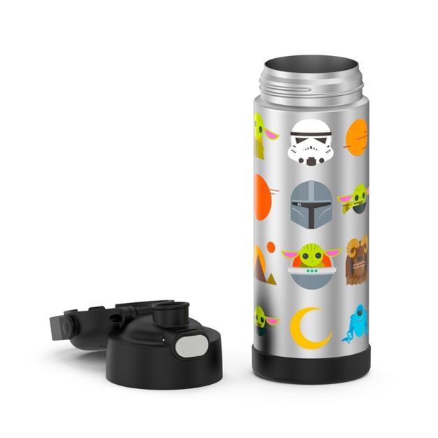 กระติกน้ำสเตนเลสรักษาอุณหภูมิ Thermos The Mandalorian FUNtainer Vacuum Insulated Stainless Steel Bottle 16OZ with Bali Handle