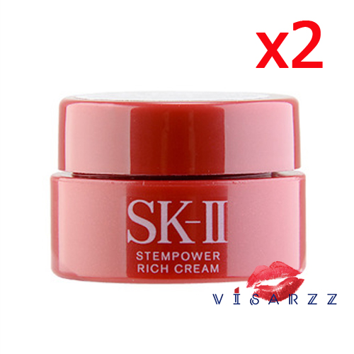 (แพคคู่ Tester) SK-II Essential Power Rich Cream 2.5x2g เพิ่มประสิทธิภาพให้เหนือกว่าด้วยสารสกัด Acanax Complex เข้มข้น และ Pitera TM