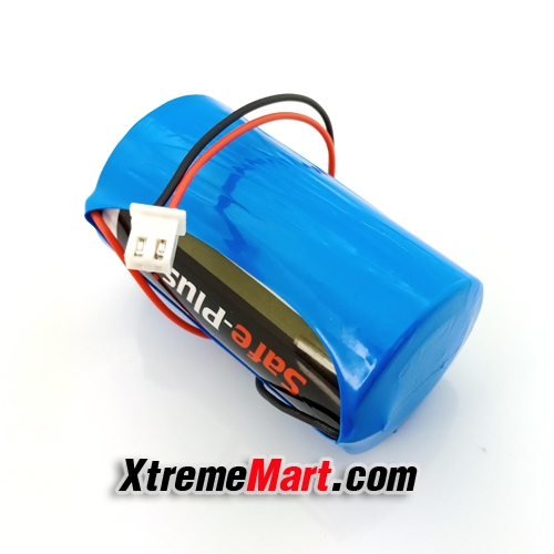 แบตเตอรี่ EVE ER34615 ER34615M type D 3.6V lithium battery With Plug for PLC (can be replaced SAFT ER33600)