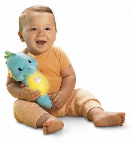 ม้าน้ำกล่อมนอน Fisher-Price Ocean Wonders Soothe & Glow Seahorse (Blue)