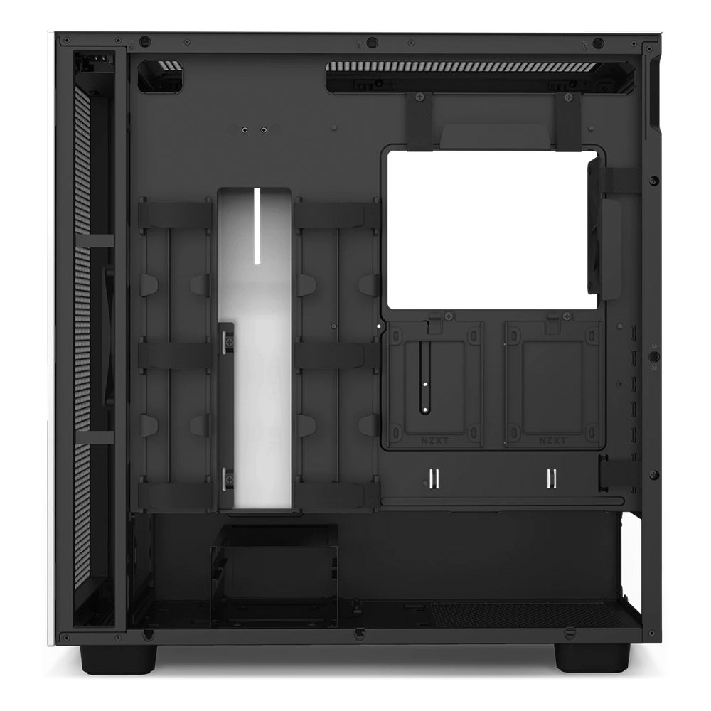 CASE (เคส) NZXT H7 FLOW (MATTE WHITE) (Black) (E-ATX)