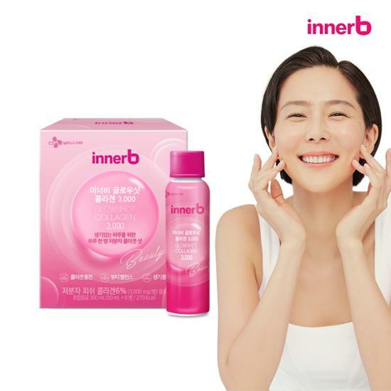 (1 กล่อง 6 ขวด) Innerb Glowshot Collagen คอลลาเจนปลาไมโครโมเลกุล 3000mg /ขวด ดูดซึมได้อย่างมีประสิทธิภาพ ช่วยบำรุงผิวจากภายในสู่ภายนอก คอลลาเจนสดเข้มข้น ในรูปแบบน้ำ ฟื้นฟูผิว ให้มีความเรียบเนียน ชุ่มขื้น ทานง่าย ไร้กลิ่นคาว รสชาติเหมือนน้ำมะม่วง ทานวันละข