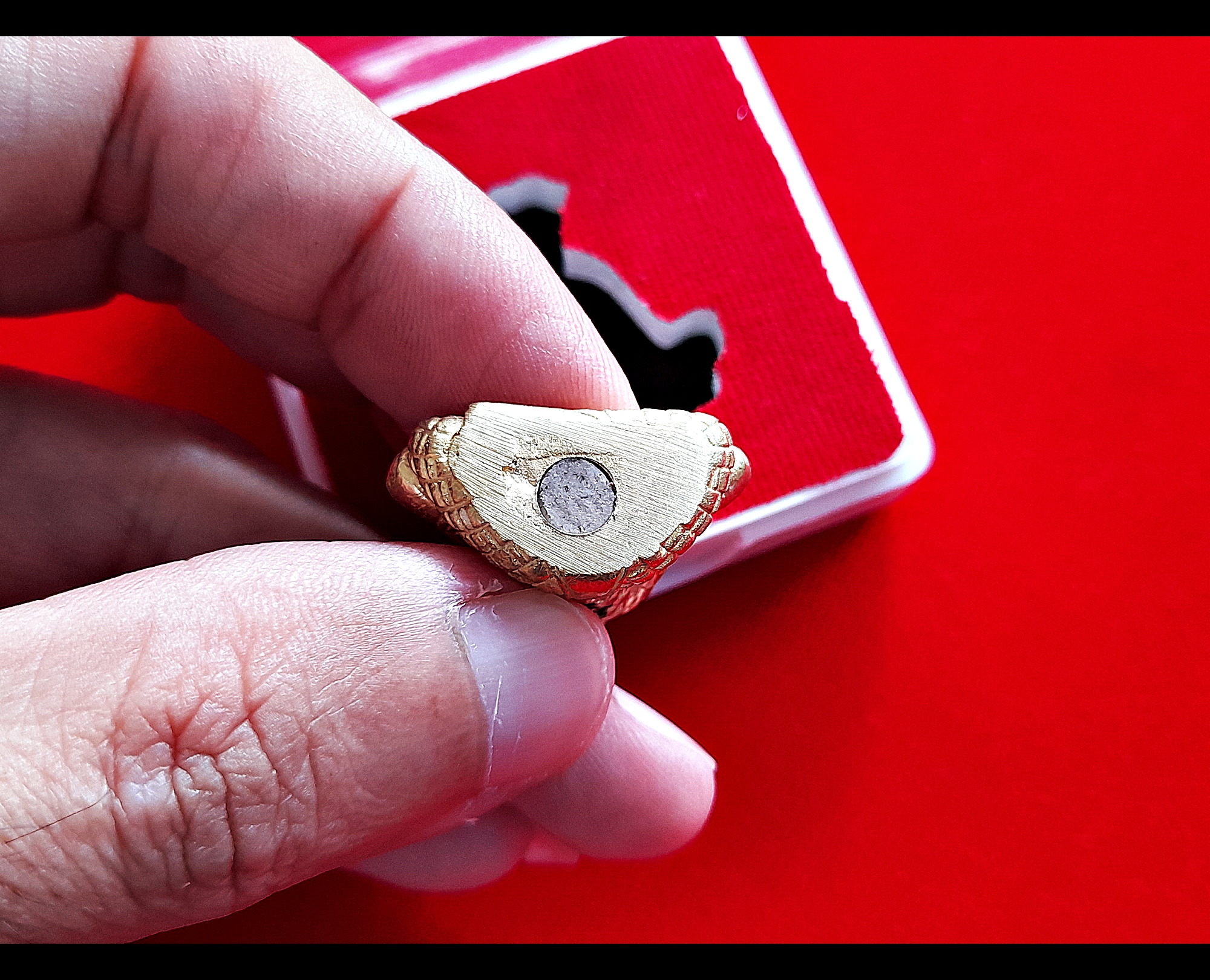 หุ่นพยนต์ เนื้อโลหะทองชนวน ปี2564 #รับประกันแท้ - (หลวงพ่อวิชัย วัดหัวเด่น ปลุกเสกขอบารมี 3บูรพาจารย์ หลวงพ่อกวย หลวงพ่อปู่เย็น หลวงปู่ปรง )