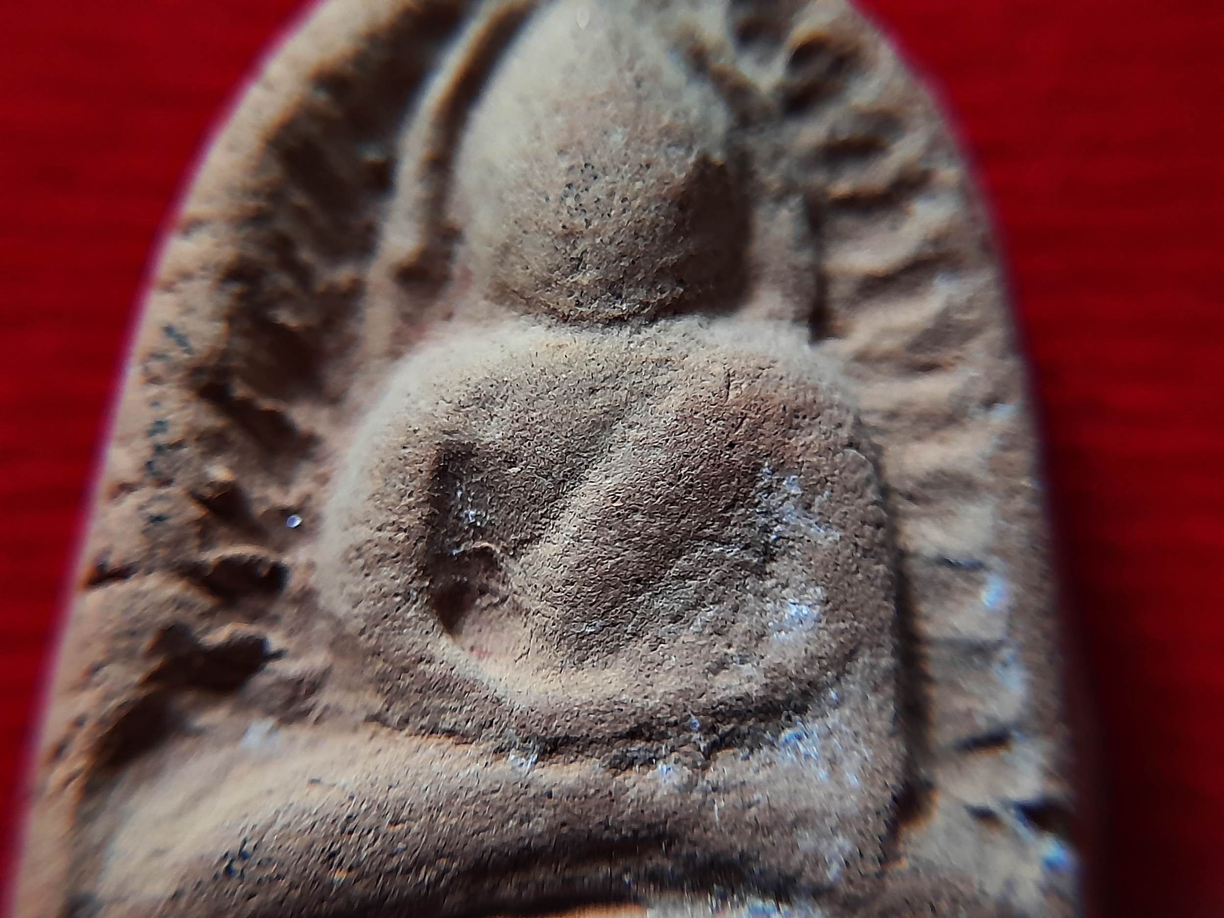 พระซุ้มกอ หลังปั้มโค็ด เนื้อดิน #รับประกันแท้และทัน - หลวงพ่อปี้ วัดด่านลานหอย จ.สุโขทัย