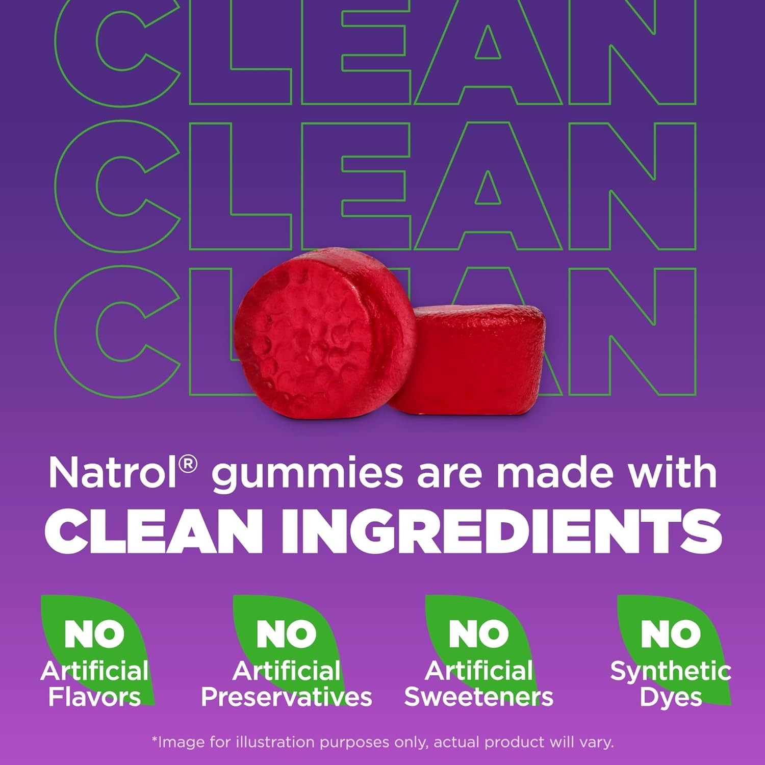 กัมมี่เสริมการนอนหลับสำหรับผู้ใหญ่ NATROL Sleep Melatonin Gummies 10mg (90 Gummies)