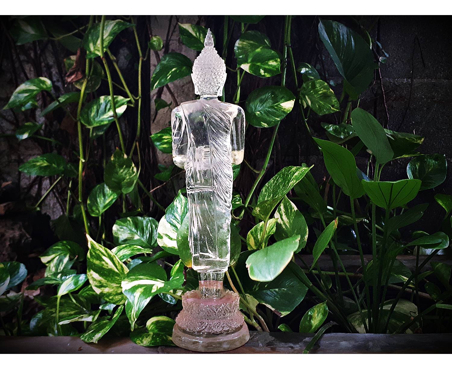 รูปหล่อ หลวงพ่อไหลมาเทมา(พระพุทธรูป สมเด็จองค์ปฐม ปาง อุ้มบาตร) เนื้อเรซิ่นใส - (เข้าพิธีปลุกเสกที่ วัดพันท้ายนรสิงห์) ปี2562 #รับประกันแท้