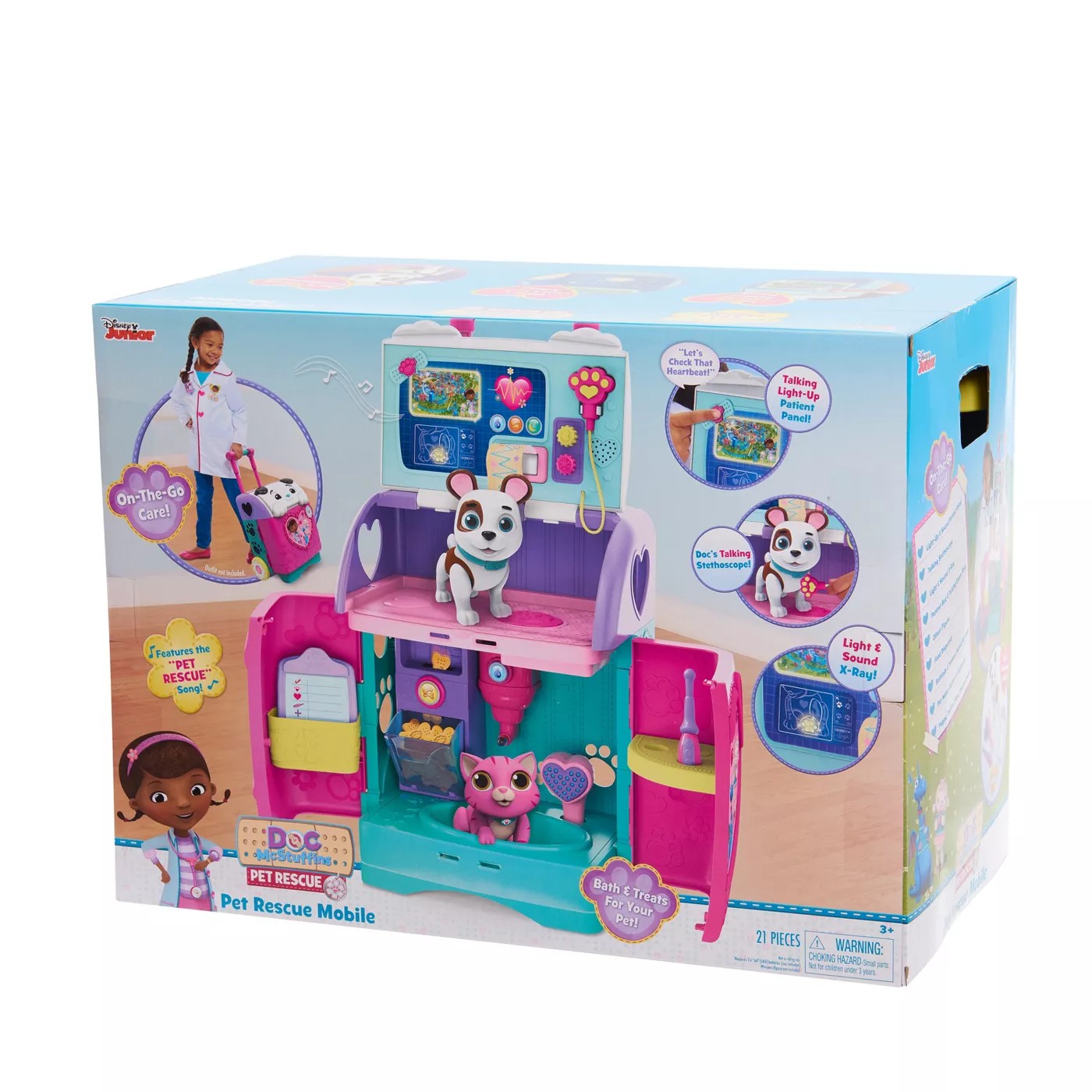 ชุดอุปกรณ์สัตวแพทย์ฉุกเฉิน Just Play Doc McStuffins Pet Rescue Mobile Clinic