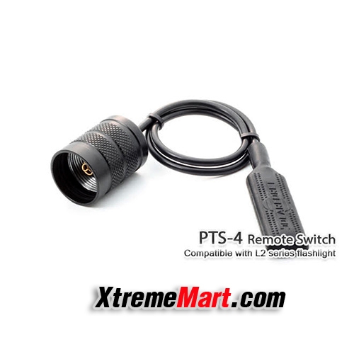 รีโมทสวิตช์ท้าย Solarforce PTS-4 กันน้ำและทนทาน (Pressure Tape Switch + Tailcap)