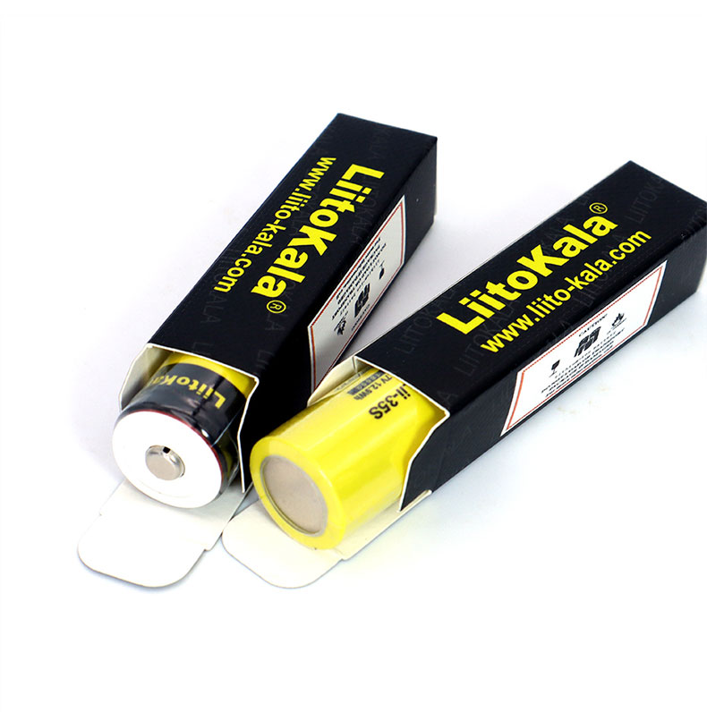 แบตเตอรี่ชาร์จได้ LiitoKala 18650 Lii-35S หัวนูน 3.7V Li-ion 3500mAh (ของแท้ ความจุเต็ม) Lithium battery (ก้อนละ)