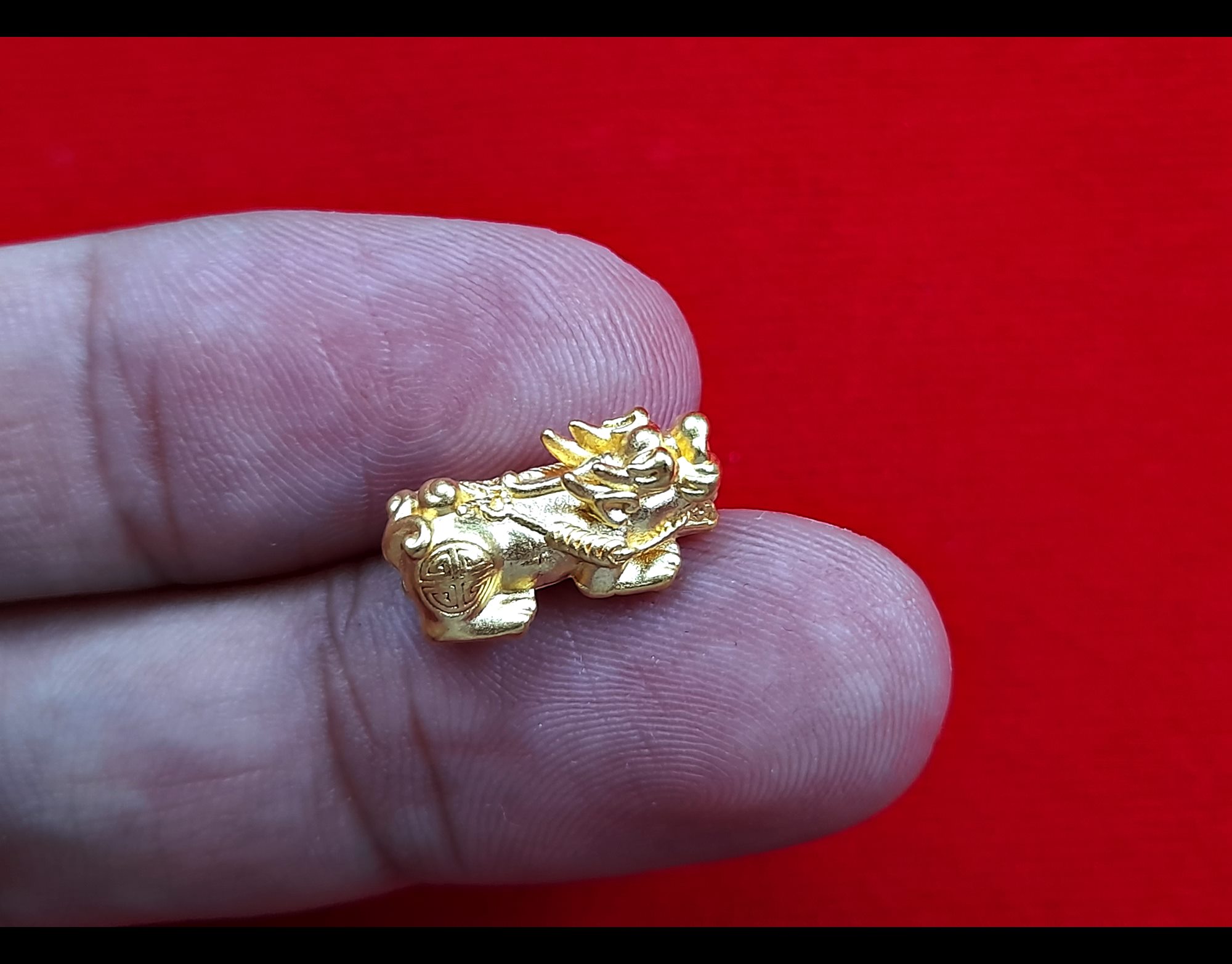 ปี่เซี๊ยะ รุ่นแรก เนื้อทองคำแท้ ตอกโค็ดจี้กง ปี2564 #รับประกันแท้