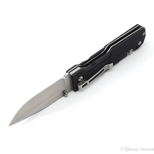 มีดพับ SANRENMU 9052MUC-GH-T4 3in1 Multifuncational Stainless Steel Folding Knife
