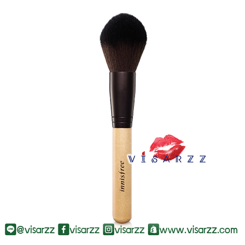 (ขายส่ง 340.-) Innisfree Beauty Master Powder Brush แปรงลงแป้งสุดฮิตจากเกาหลี ที่ขนแปรงนุ่มนิ่ม พุ่มฟูใหญ่ปัดทั่วหน้าสะใจ ด้ามแปรงทำเป็นไม้สกรีน Innisfree