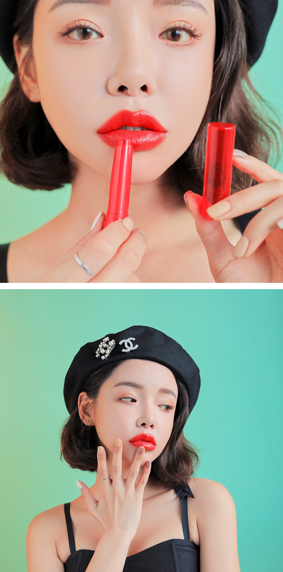 (ขายส่ง 360-) 3CE Plumping Lips #Red ลิปพลัมปิ้งรุ่นใหม่ล่าสุด ให้ความอวบอิ่มน่าจุ๊บ ฉ่ำวาว พร้อมสีสดใส ปาดทีเดียวรู้เรื่อง