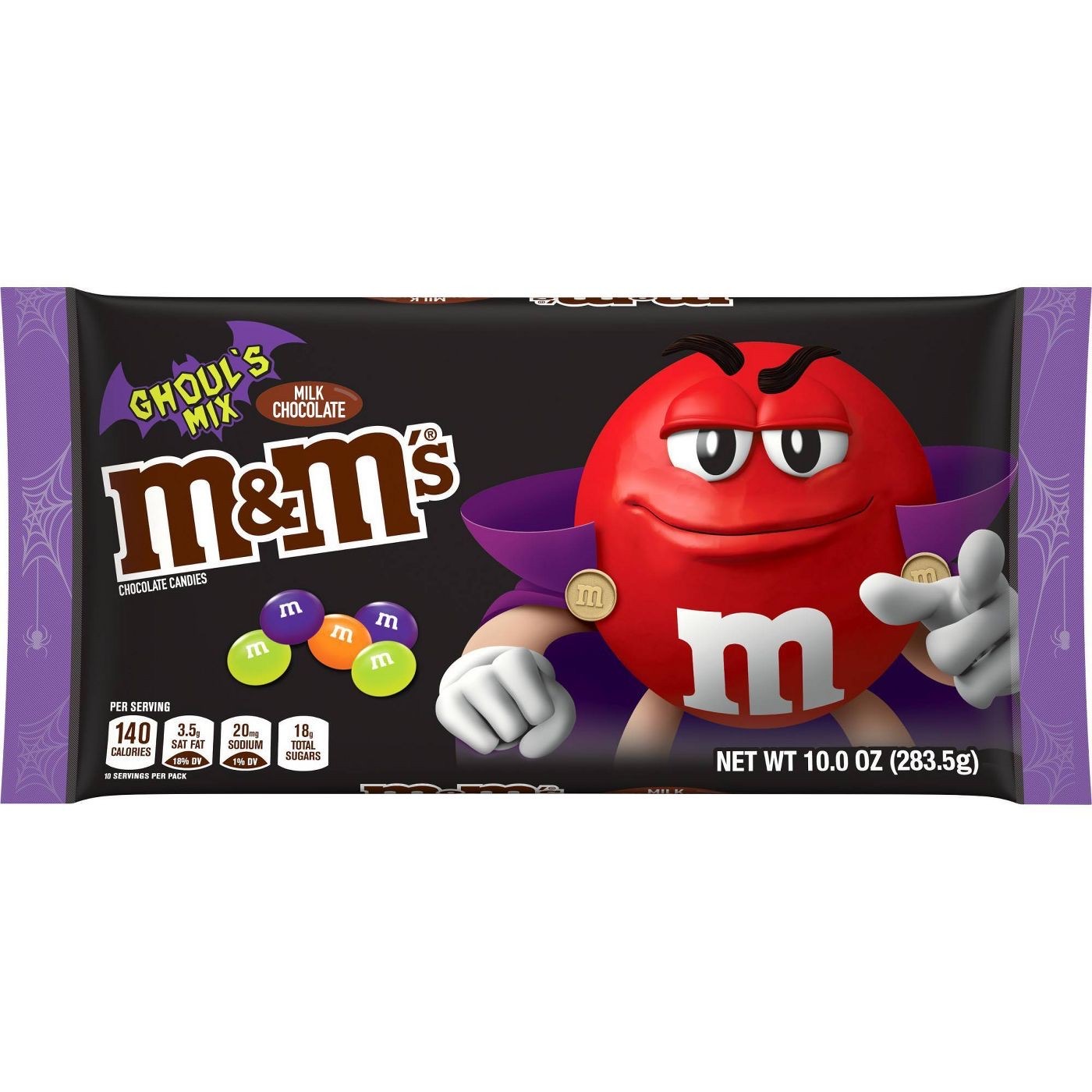 ขนมช็อกโกแลตฮาโลวีน M&M's Halloween Chocolate Candies - GHOUL'S MIX Milk Chocolate