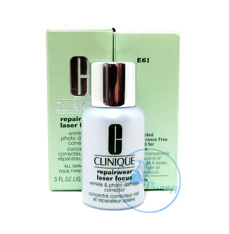 (Tester) Clinique Repairwear Laser Focus Smooths, Restores, Corrects 15 mL สุดยอดเซรั่มลดเลือนริ้วรอยและความเสียหายของ