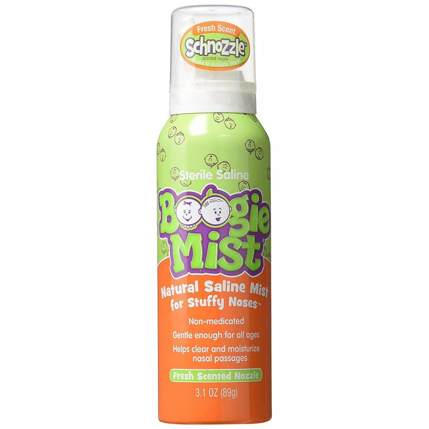 สเปรย์น้ำเกลือพ่นจมูกสูตรธรรมชาติ Boogie Mist Natural Saline Mist for Stuffy Noses