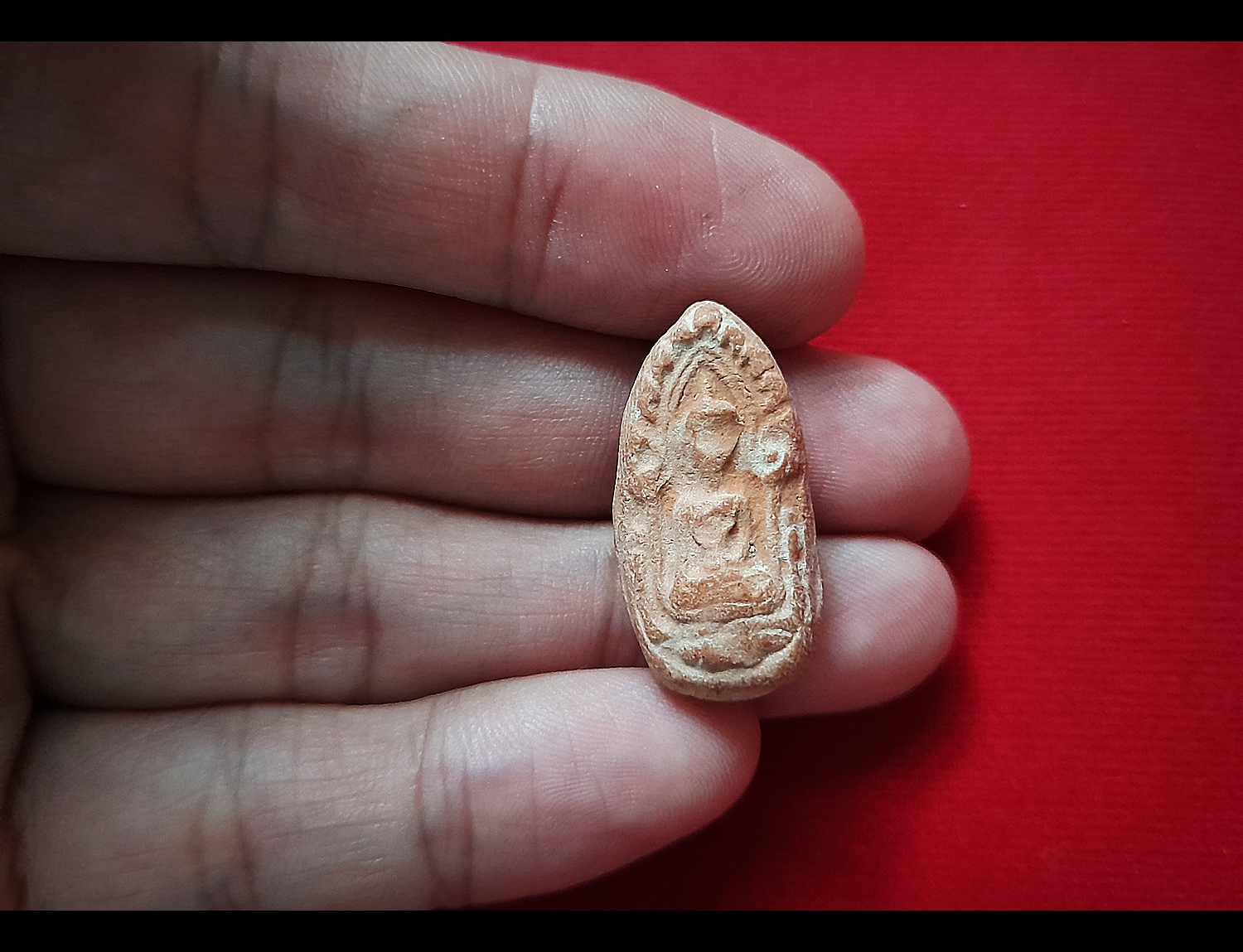 พระขุนแผน เนื้อดิน พิธีจตุรพิทพรชัย ปี2518 (#รับประกันแท้) - ทัน หลวงพ่อกวย วัดโฆสิตาราม ร่วมปลุกเสก