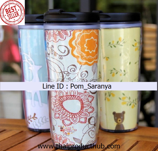 W73-020-CP-011_แก้วน้ำกระบอกน้ำพลาสติก , กระบอกน้ำ , ขวดน้ำ , ของพรีเมี่ยม , ของที่ระลึก