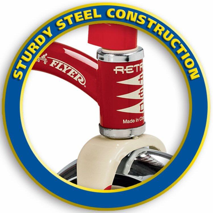 จักรยานสามล้อถีบสุดคลาสสิค Radio Flyer Classic Dual-Deck Tricycle (Red)