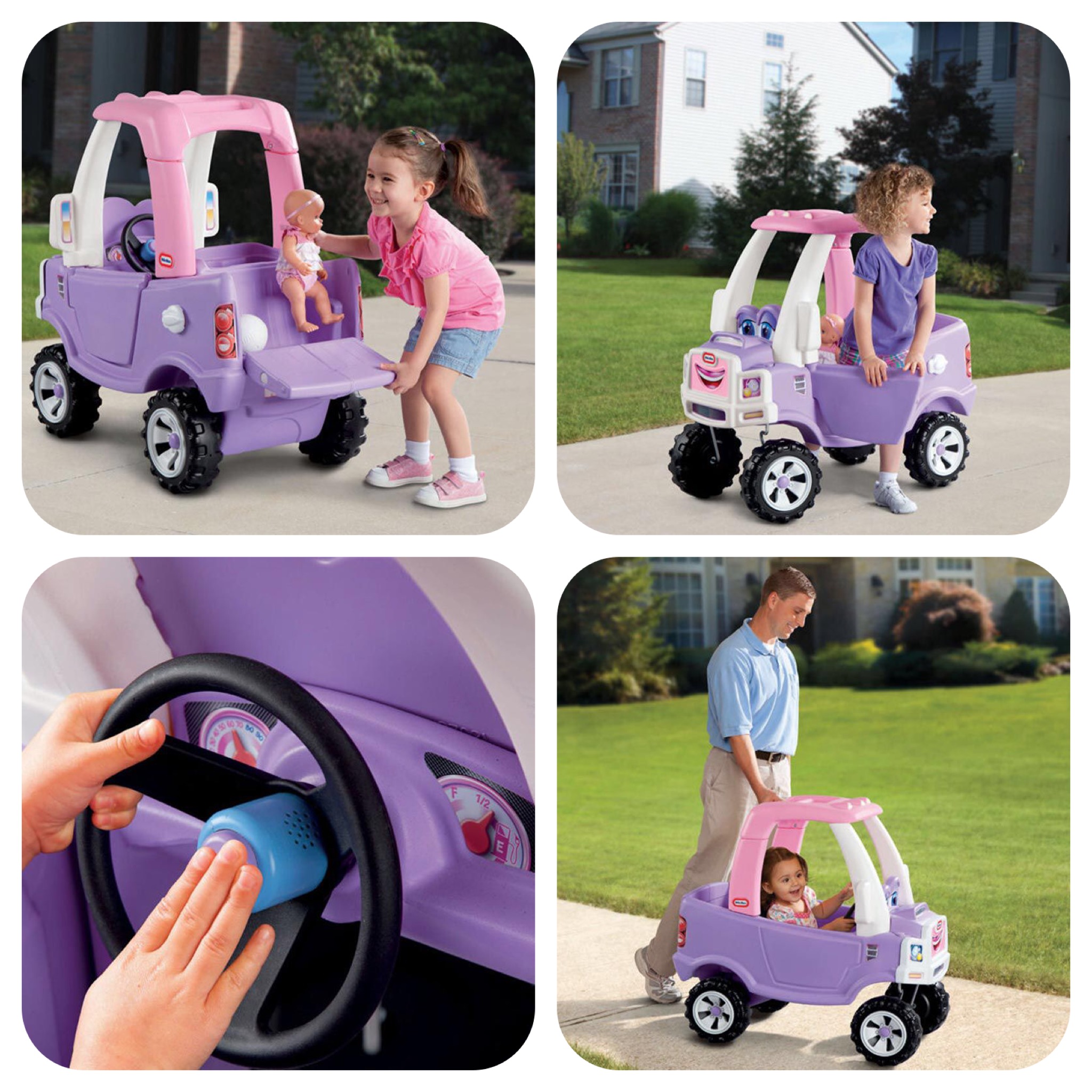 รถกระบะขาไถสุดน่ารัก Little Tikes Princess Cozy Truck