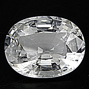 ROCK CRYSTAL ขนาดใหญ่ หาได้ยาก!!! รูปไข่ หนัก 63.32 กะรัต ขนาดตามใบเซอร์ 24.6x31.74x15.13 มิล สีขาว ไม่ติดเหลือง COLORLESS มองตาเปล่าสะอาด 99%